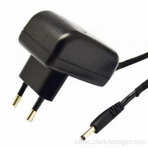5W AC Adapter with 12V/0.35A Output and EU Plug, RoHS, GS, CE, CB Marks